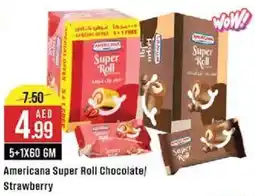 West Zone Supermarket Americana Super Roll Chocolate/ Strawberry offer