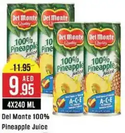 West Zone Supermarket Del Monte 100% Pineapple Juice offer