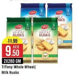 West Zone Supermarket Tiffany Whole Wheat/ Milk Rusks offer