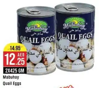 West Zone Supermarket Mabuhay Quail Eggs offer