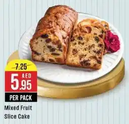 West Zone Supermarket Mixed Fruit Slice Cake offer
