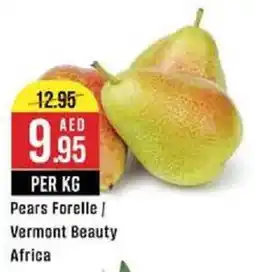 West Zone Supermarket Pears Forelle / Vermont Beauty offer