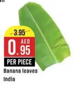West Zone Supermarket Banana leaves offer