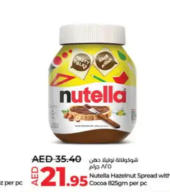 Lulu Hypermarket NUTELLA Chocolate Spread offer