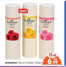 Al Madina Hypermarket Enchanteur Talcum Powder offer