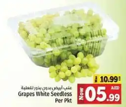 Kenz Hypermarket Grapes White Seedless offer