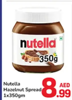 Day To Day Nutella hazelnut spread offer