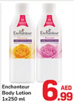 Day To Day Enchanteur body lotion offer
