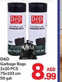 Day To Day D&d garbage bags offer