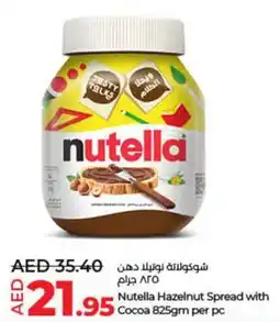Lulu Hypermarket Nutella Hazelnut Spread with Cocoa offer