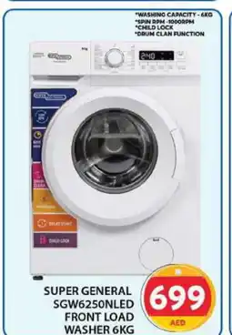 Grand Hyper Market SUPER GENERAL Washer / Dryer offer