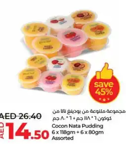 Lulu Hypermarket Cocon nata pudding assorted offer