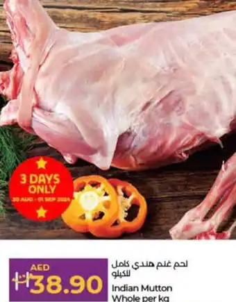 Lulu Hypermarket Indian mutton whole offer