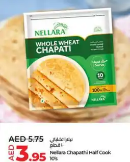Lulu Hypermarket Nellara chapathi half cook offer