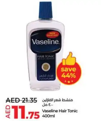 Lulu Hypermarket Vaseline hair tonic offer
