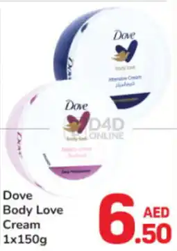 Day To Day Dove Body Love Cream offer