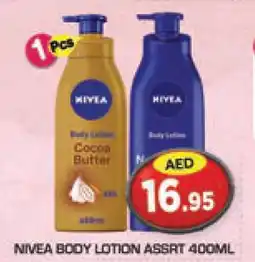 Baniyas Spike Hypermarket Nivea Body Lotion & Cream offer