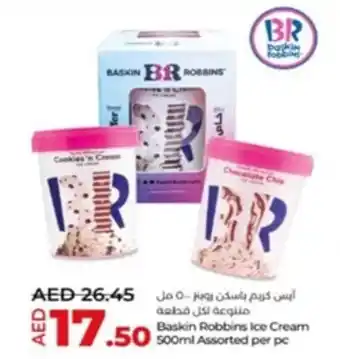 Lulu Hypermarket Baskin robbins ice cream offer