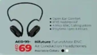 Lulu Hypermarket Hifuture FutureMate ENC. Air Conduction Headphones offer