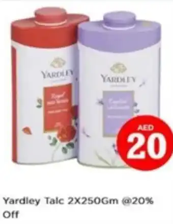 Nesto Yardley talc offer