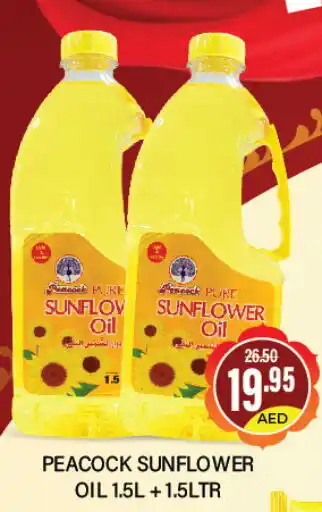 Adil Supermarket PEACOCK Sunflower Oil offer