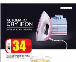 Rawabi Market GEEPAS Ironbox offer