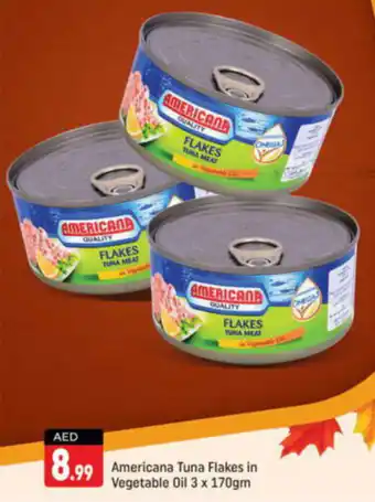 Shaklan Americana Tuna Flakes in Vegetable Oil offer