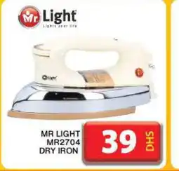 Grand Hyper Market MR. LIGHT Ironbox offer