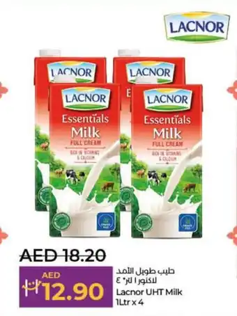 Lulu Hypermarket Lacnor UHT Milk offer