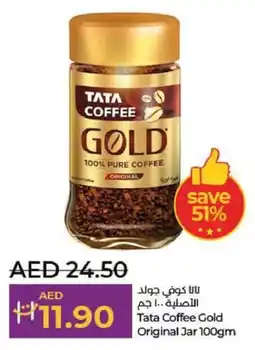 Lulu Hypermarket Tata Coffee Gold Original Jar offer