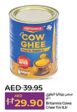 Lulu Hypermarket Britannia Cows Ghee Tin offer