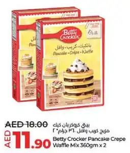 Lulu Hypermarket Betty Crocker Pancake Crepe Waffle Mix offer