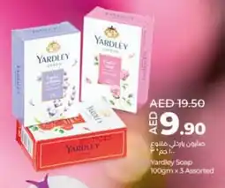 Lulu Hypermarket Yardley Soap offer