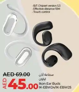 Lulu Hypermarket Ikon Ear Buds IK-EBW24/IK-EBW25 offer