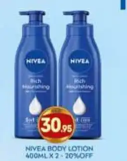 Bigmart Nivea body lotion offer