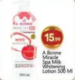 Bigmart A Bonne Miracle Spa Milk Whitening Lotion offer
