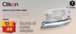 Safari Hypermarket Clikon heavy electric iron offer