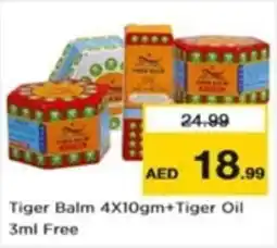 Nesto Tiger Balm + Tiger Oil offer
