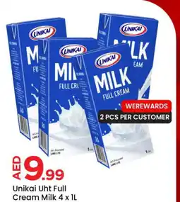 Mark & Save UNIKAI Long Life / UHT Milk offer