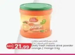 KM Trading Daily fresh instant drink powder orange / mango offer