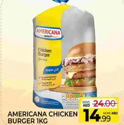 Al Madina AMERICANA Chicken Burger offer