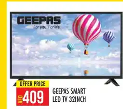 Baniyas Spike Hypermarket GEEPAS Smart TV offer