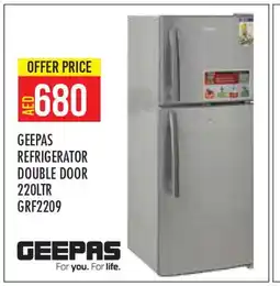 Baniyas Spike Hypermarket GEEPAS Refrigerator offer