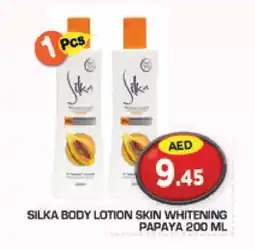 Baniyas Spike Hypermarket SILKA Body Lotion & Cream offer