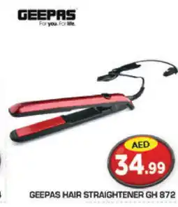 Baniyas Spike Hypermarket GEEPAS Hair Appliances offer