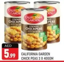 Shaklan California garden chick peas offer