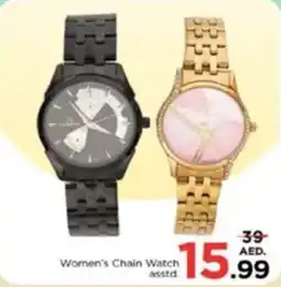 Nesto Women's Chain Watch asstd offer