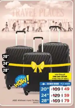 Nesto ABS 4Wheel Hard Trolley offer