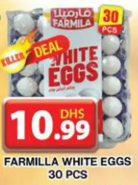 Grand Hyper Market Farmilla white eggs offer