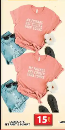 Grand Hyper Market Ladies set pant & t-shirt offer